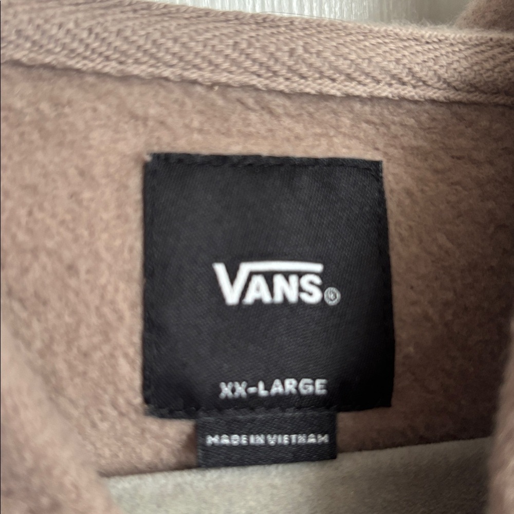 VANS men’s hoodie Brown Bear Mountain graphic size XXL One pouch pocket comfort - Picture 8 of 11
